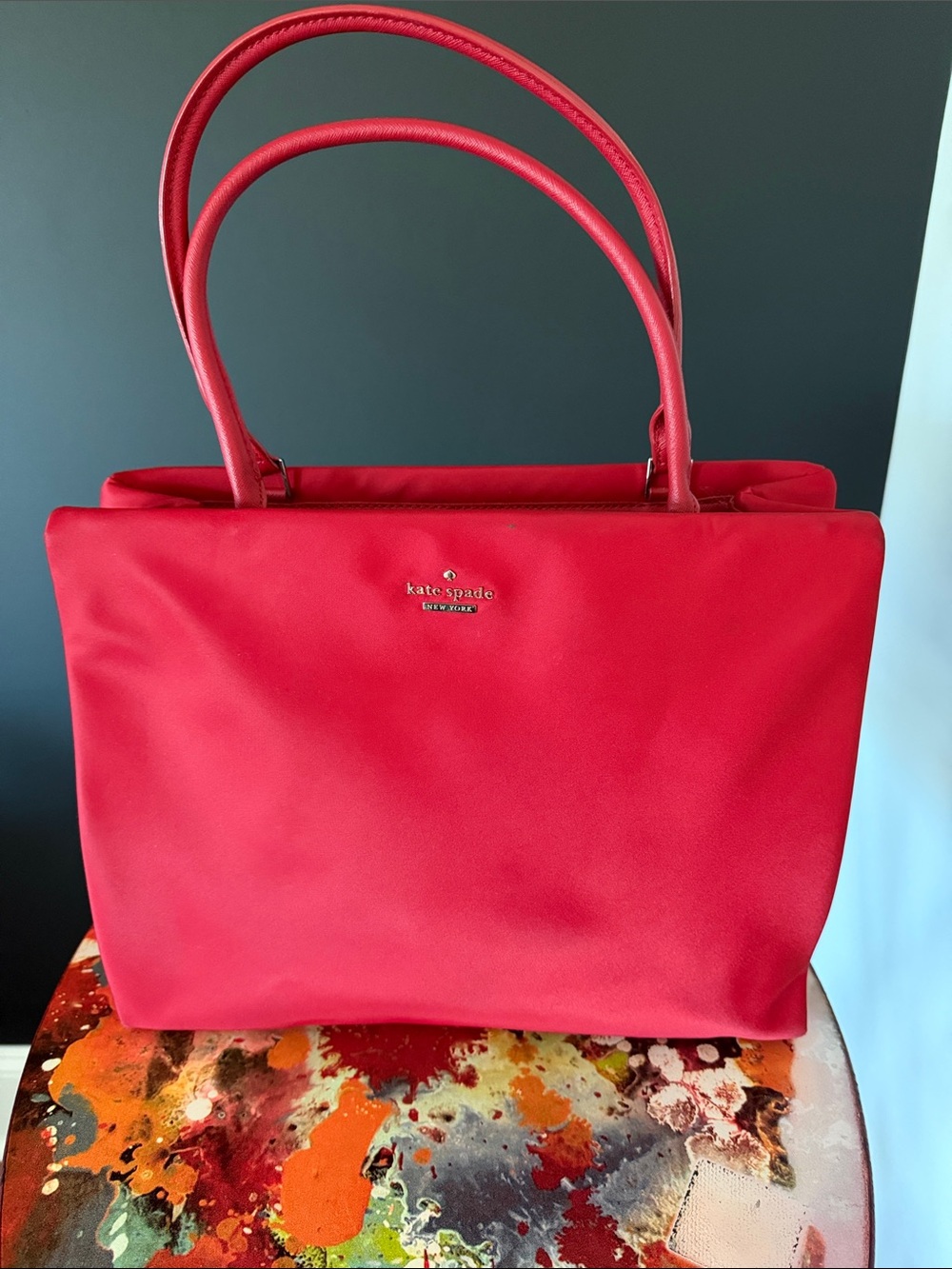 Kate Spade Nylon Phoebe Bag with Double Top Handles
